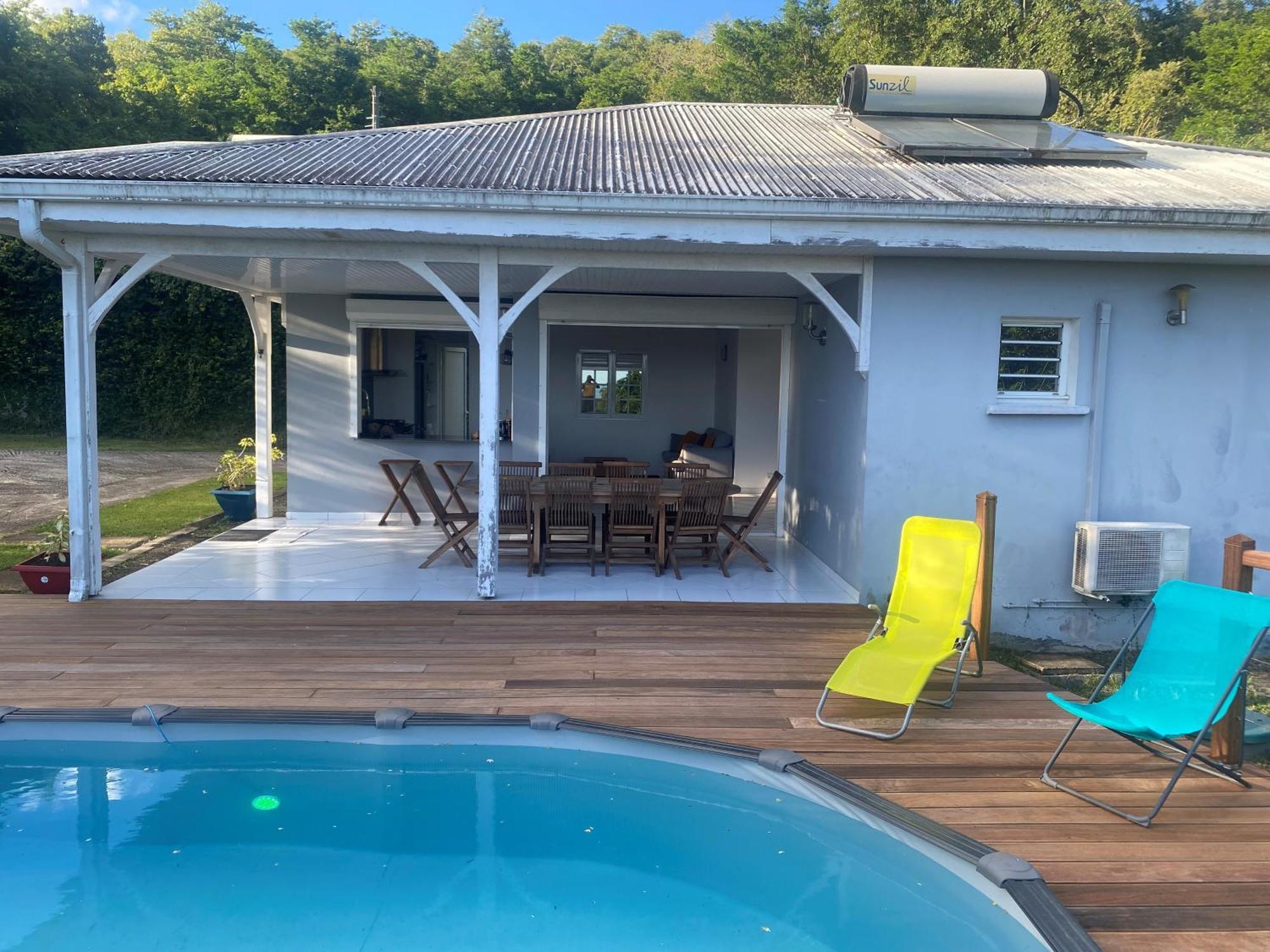 Les Terrasses De Maelle - Jolie Villa F4 Vue Mer Riviere-Salee 외부 사진